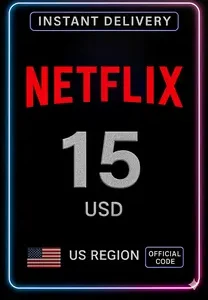 Netflix USA 15 USD Gift Card Code