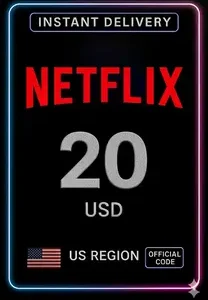 Netflix USA 20 USD Gift Card Code
