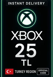 XBox 25 TRY Gift Card Code